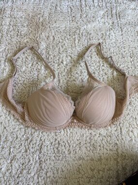 Nude Lace Underwire T-Shirt Bra - Women Intimates